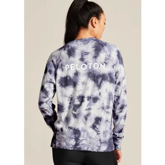 Peloton SG tie dye sweatshirt with flaws - Picture 3 of 11